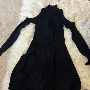 Zara black sweater dress